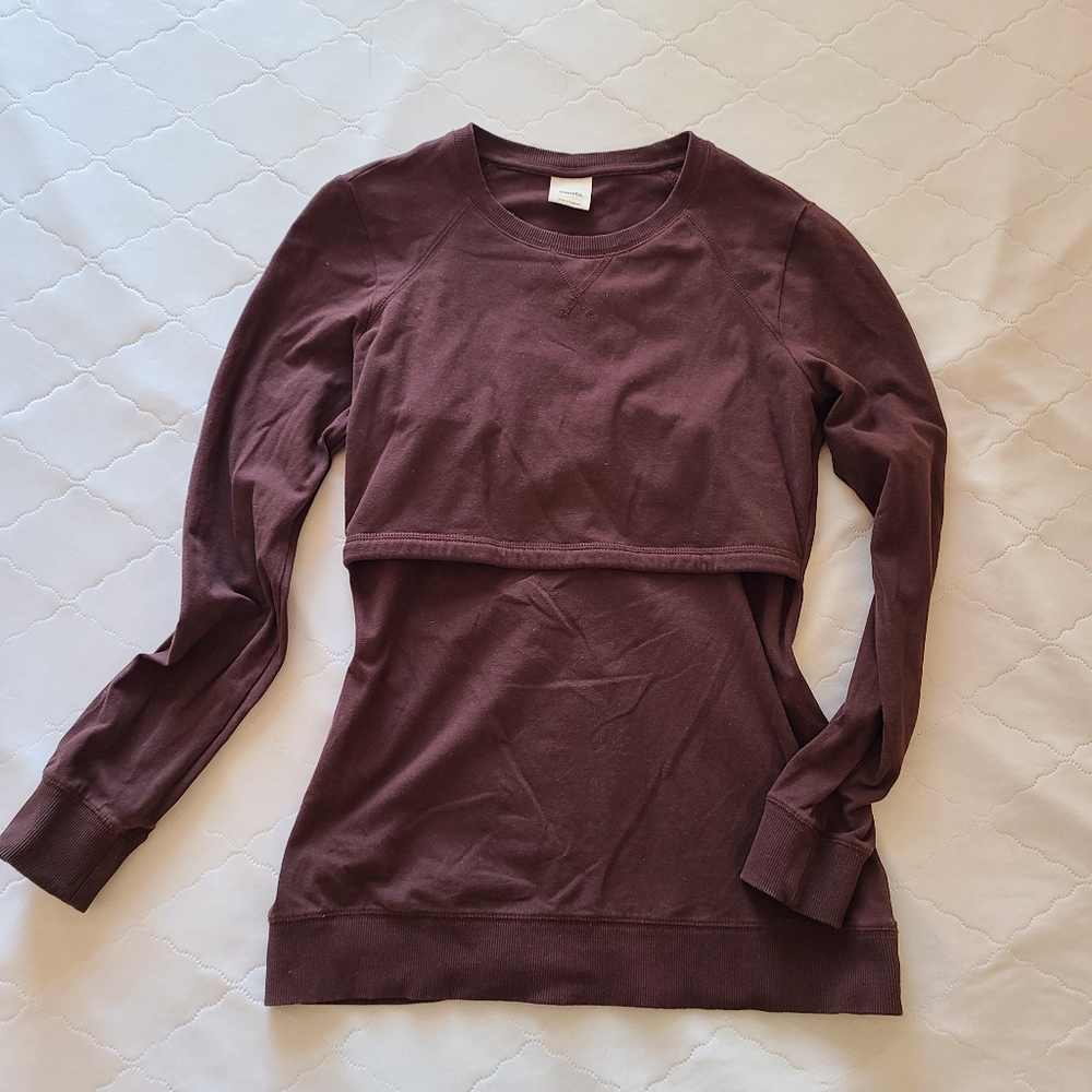 Boob Design Nursing Sweatshirt Medium.